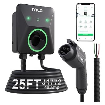 Level 2 EV Charger 48A/11.5kW, J1772 Dual Temp