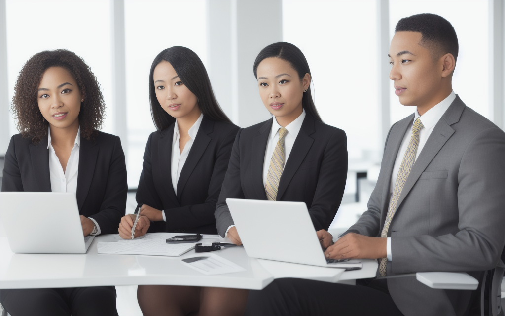 Our team at work